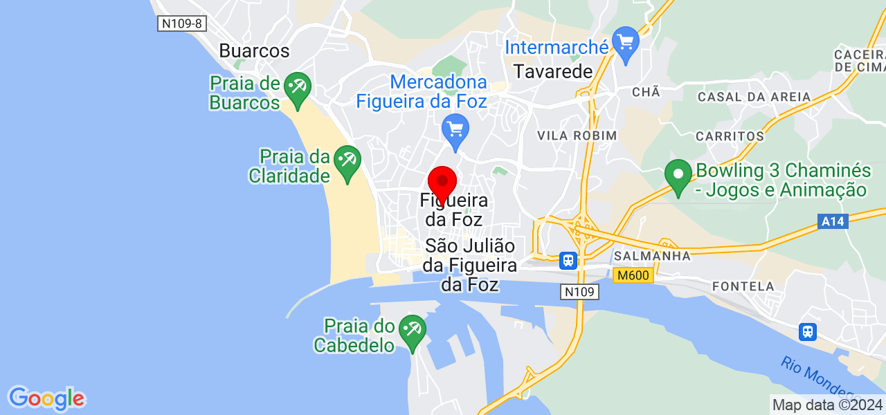 Estrela Foz do Som unipessoal lda - Coimbra - Figueira da Foz - Mapa