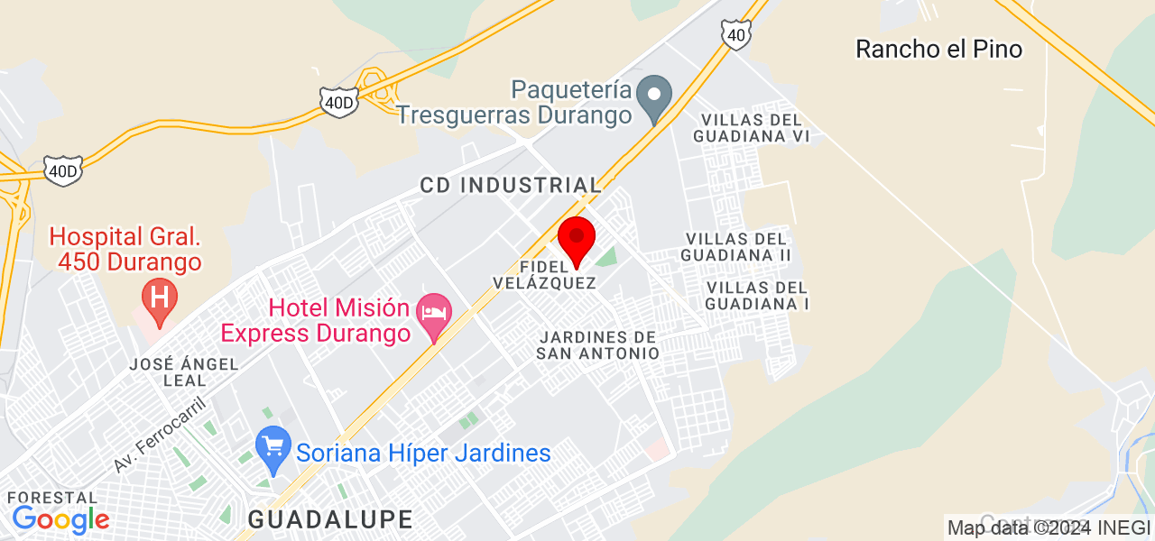 Cindy - Durango - Durango - Mapa