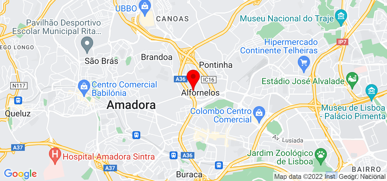 Sofia Almeida - Lisboa - Amadora - Map