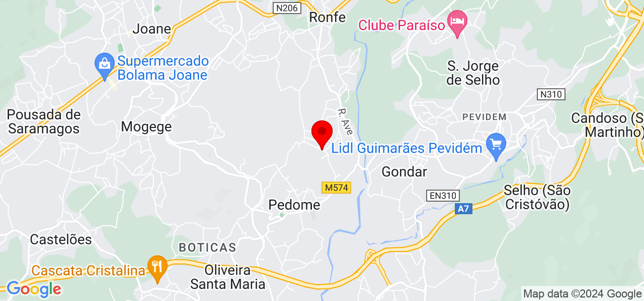 Centro de repara&ccedil;&otilde;es - Braga - Vila Nova de Famalicão - Mapa