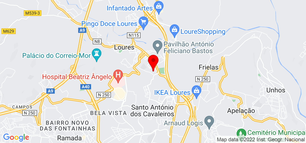 Kelly - Lisboa - Loures - Mapa