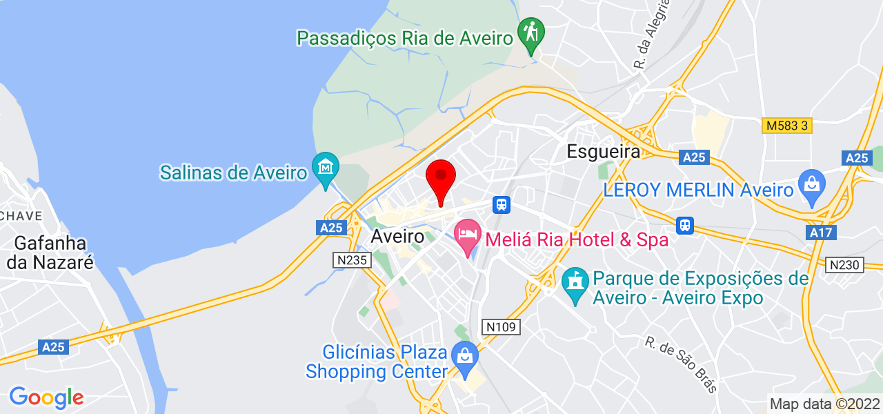 Cliapsi-Cl&iacute;nica de Psicologia Lda - Aveiro - Aveiro - Mapa