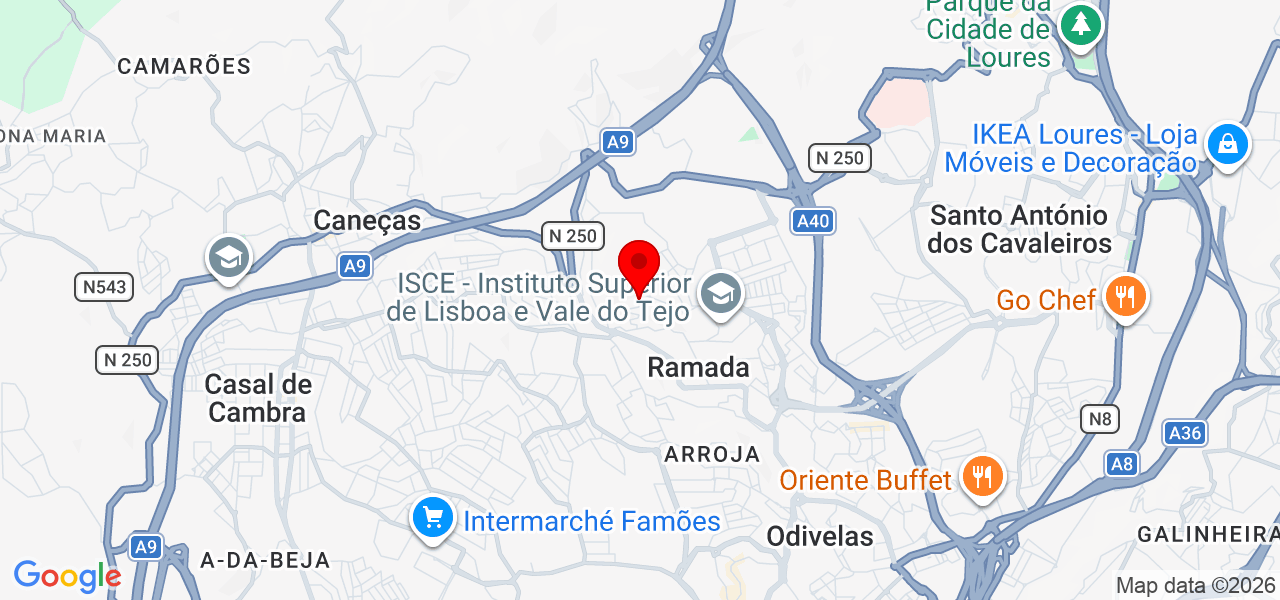 Jose Dores - Lisboa - Odivelas - Mapa