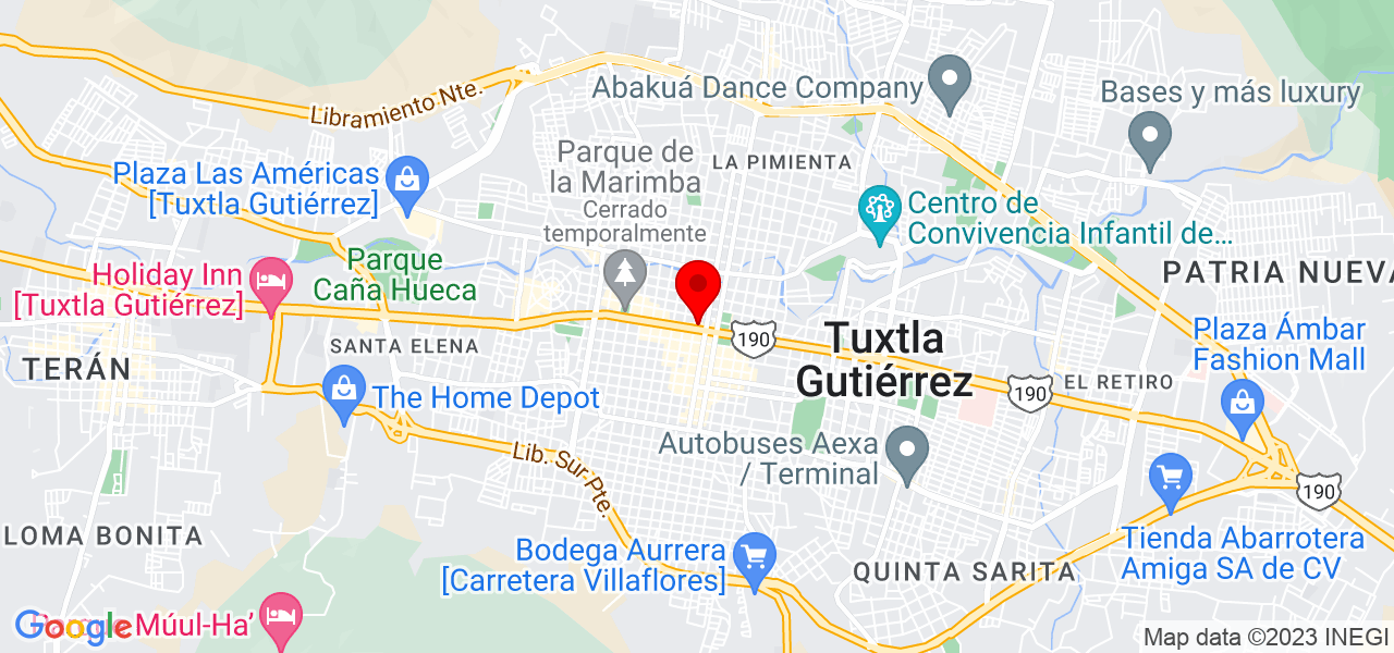 AIRAN VALERA - Chiapas - Tuxtla Gutiérrez - Mapa