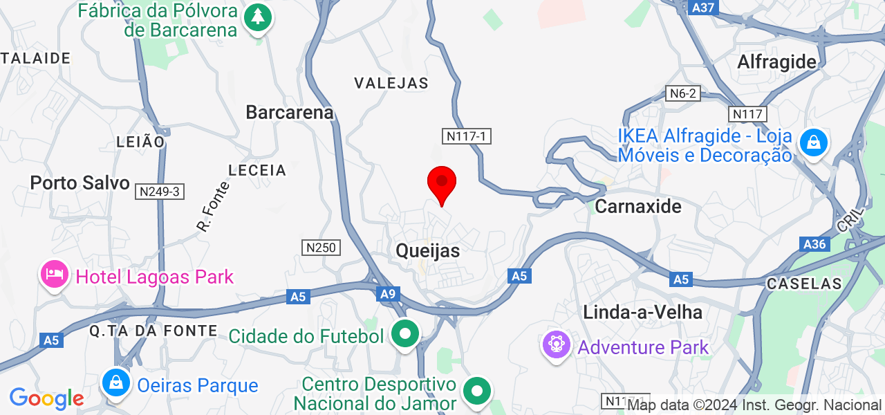 Sommelier Bruno Firmino - Lisboa - Oeiras - Mapa