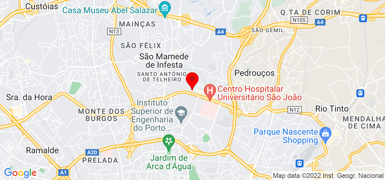 Tiago Rodrigues - Porto - Porto - Mapa