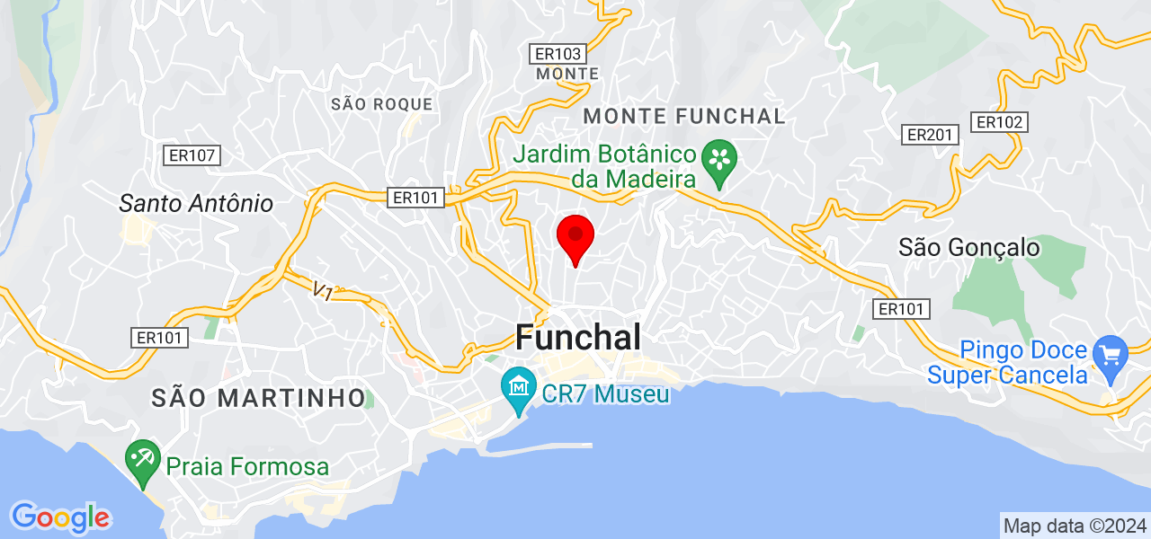 Bruna - Madeira - Funchal - Karte