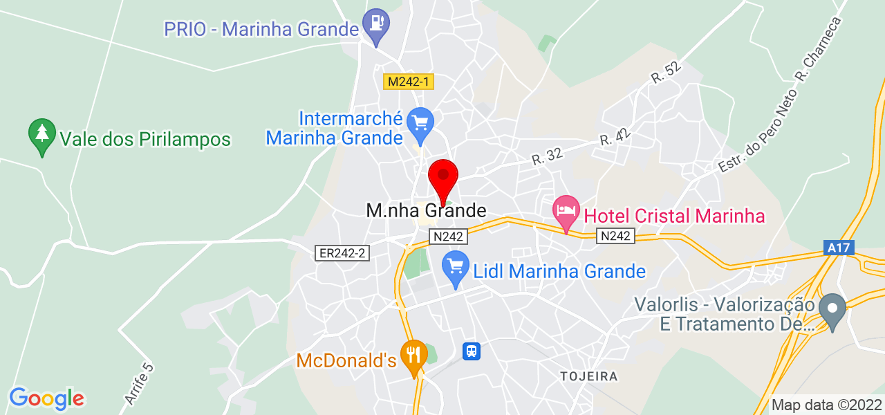 Gustavo Moraes - Leiria - Marinha Grande - Mapa