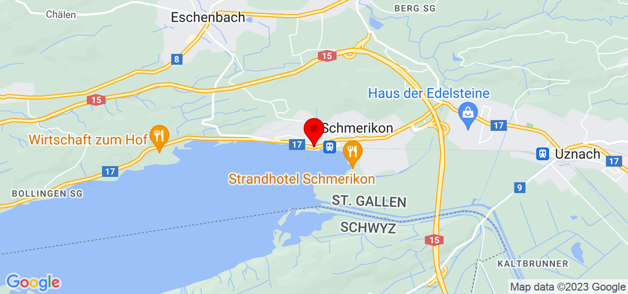 Permontage - Sankt Gallen - Schmerikon - Karte