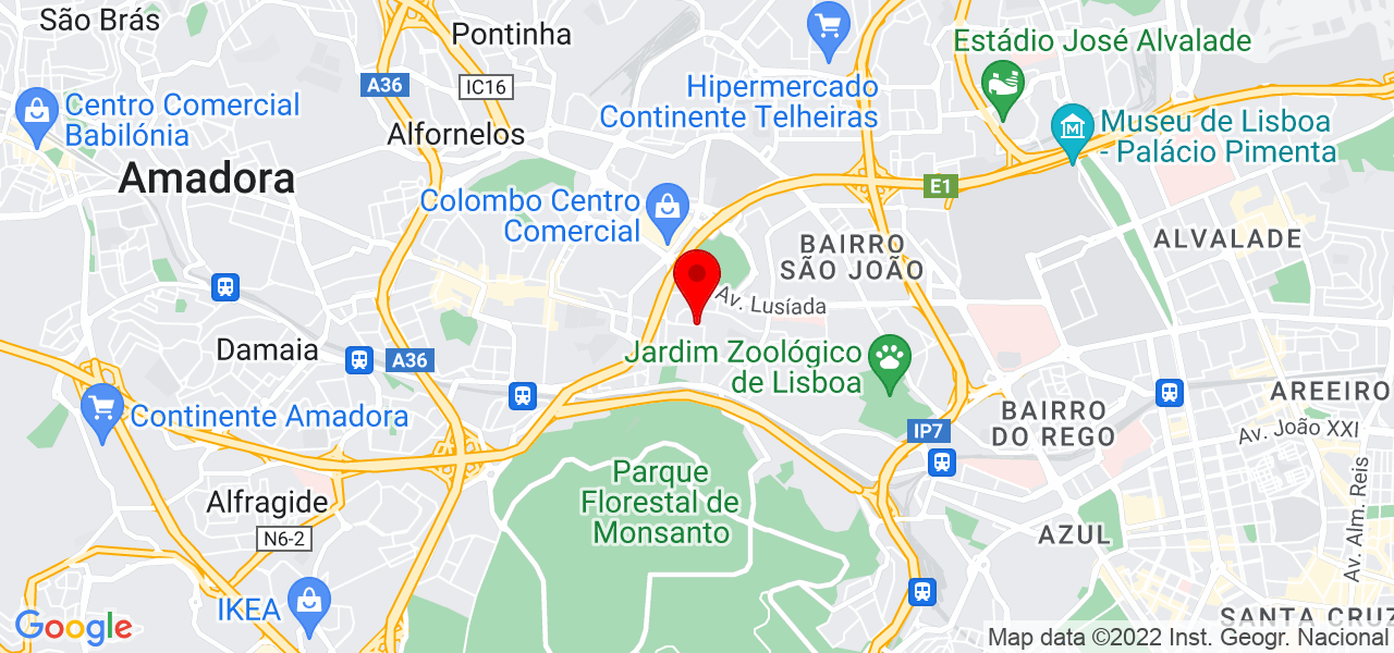 Hugo Pernes - Escola Up - Lisboa - Lisboa - Mapa