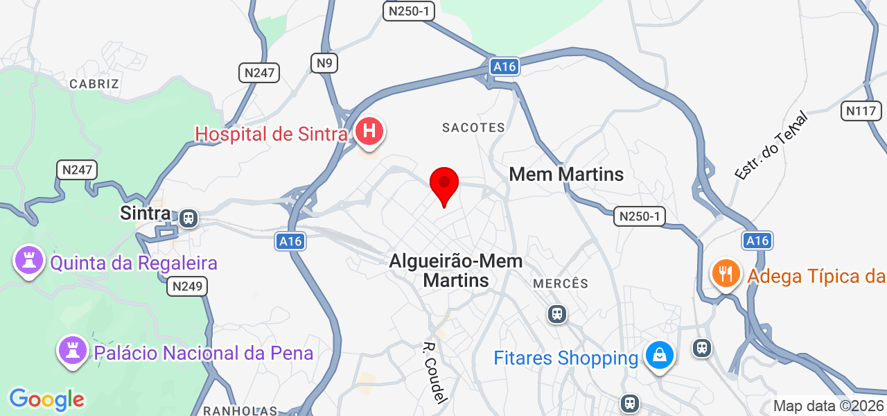 Thaís Santos - Lisboa - Sintra - Mapa