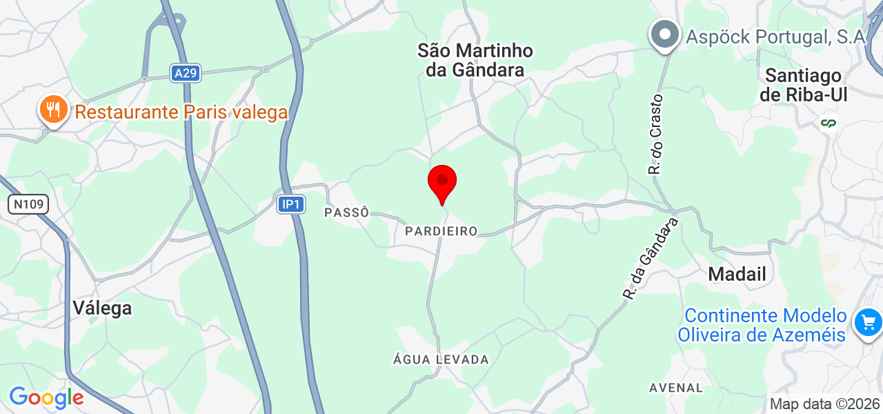 Liliana gestão documental & assistência contabilidade - Aveiro - Oliveira de Azeméis - Map