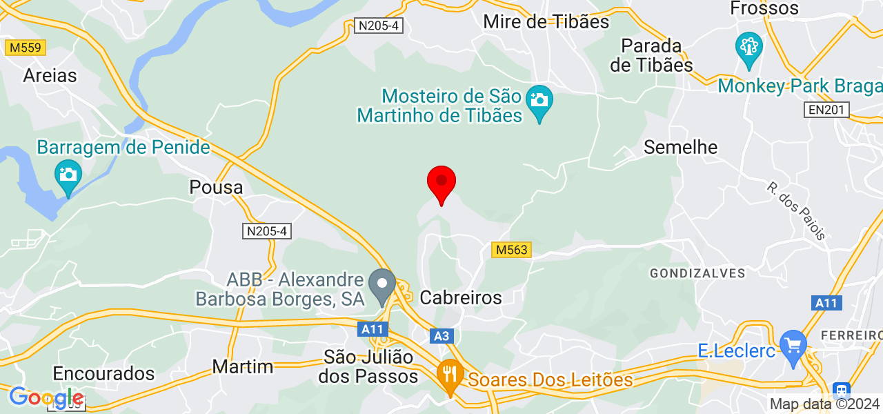 Andr&eacute; Schiavon - Braga - Braga - Mapa