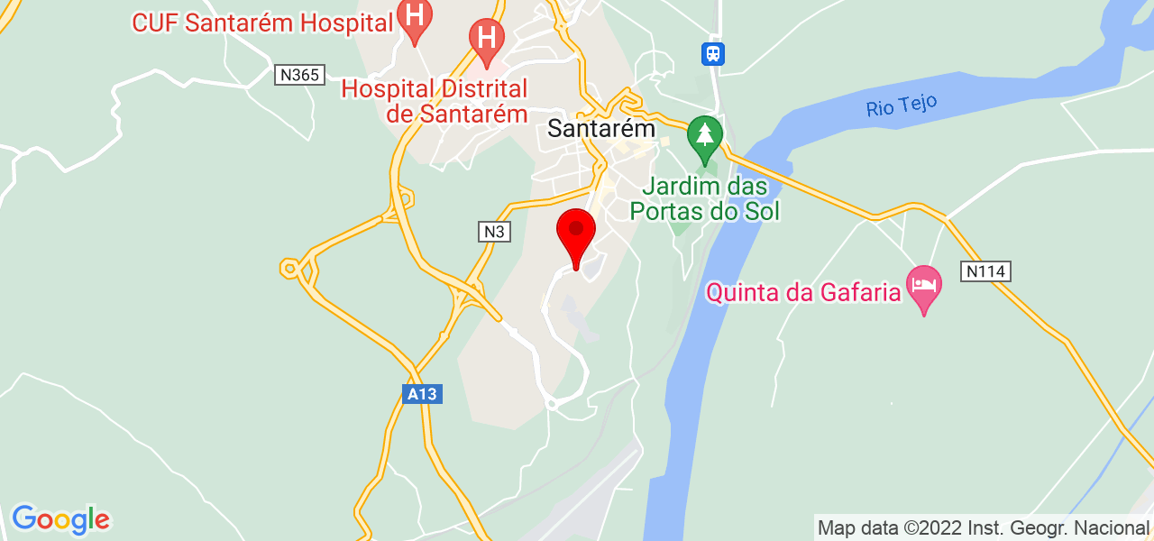 Rita fronteira - Santarém - Santarém - Mapa