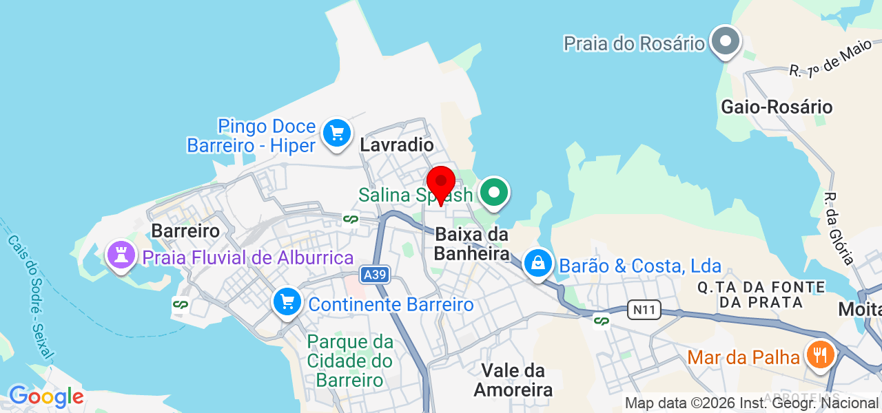 Sulamita Rocha - Setúbal - Moita - Map
