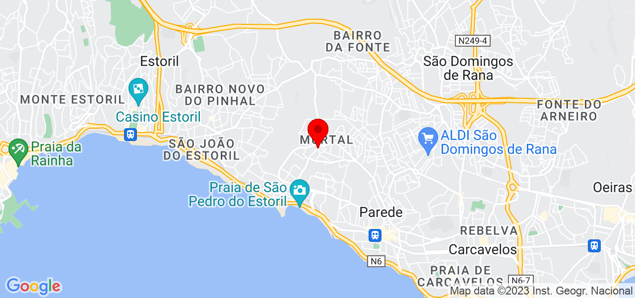 Marcela Bertulani - Lisboa - Cascais - Mapa