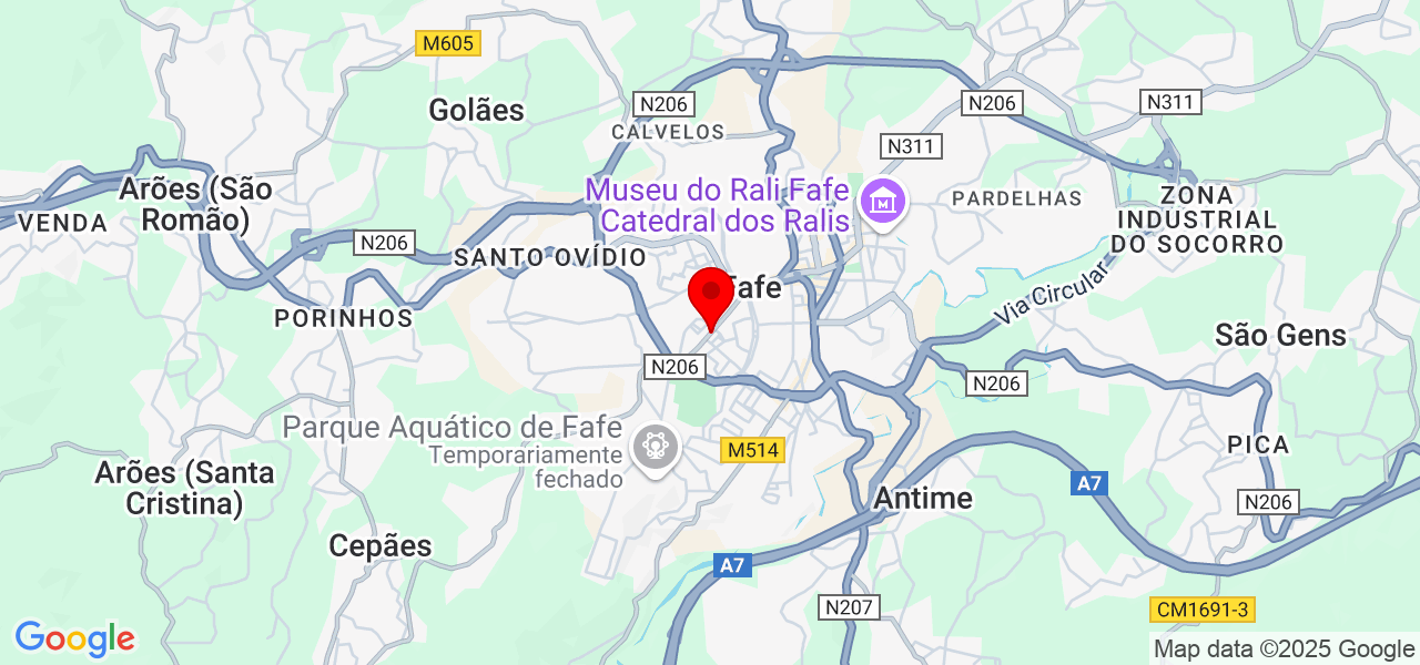 Pedro - Braga - Fafe - Map