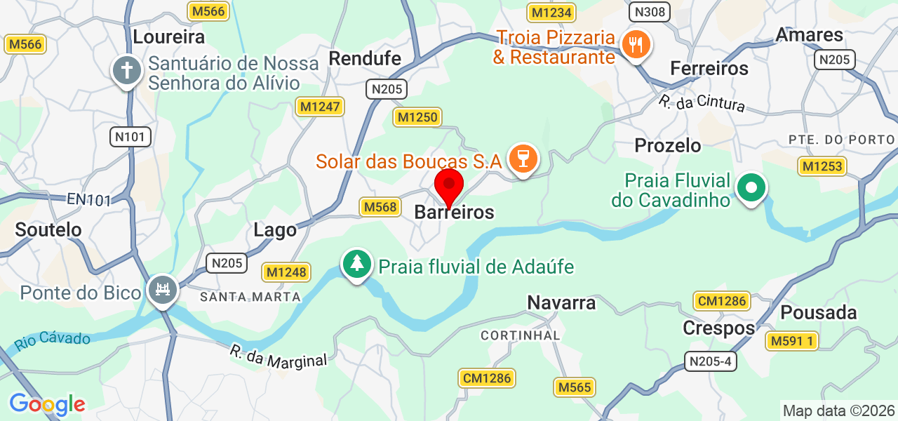 Dionísia Manuel - Braga - Amares - Map
