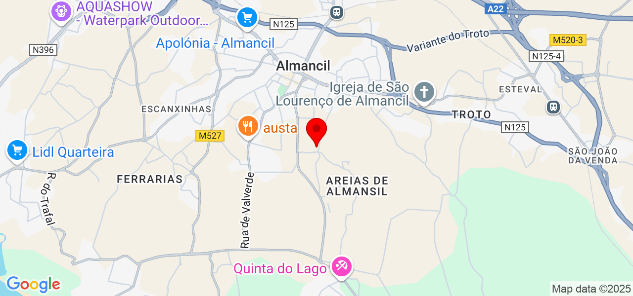 Francis - Faro - Loulé - Mapa