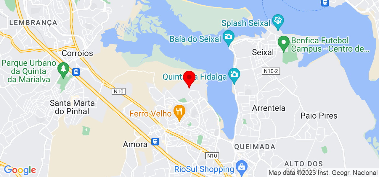 Samuel Valentim - Setúbal - Seixal - Mapa