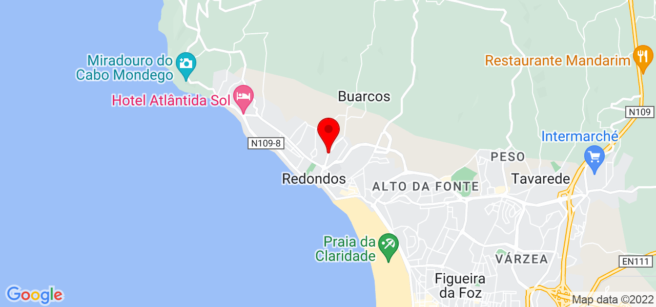 RB Limpezas - Coimbra - Figueira da Foz - Mapa