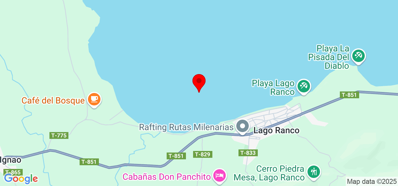 Pavetop, Servicios de Topografía y Geomensura - Los Ríos - Ranco - Map