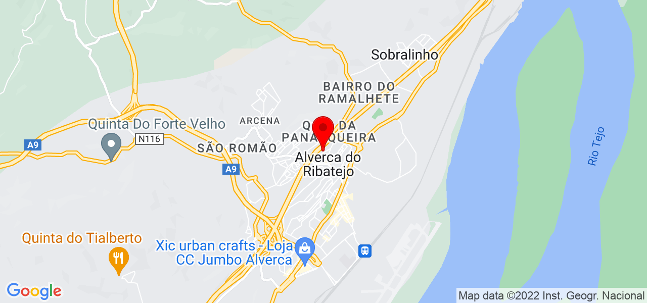 Thawan coelho - Lisboa - Vila Franca de Xira - Mapa