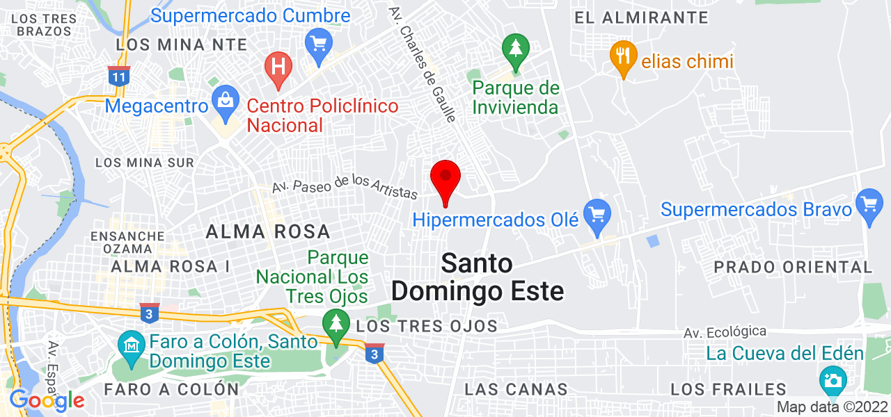 Asheley Brito - Santo Domingo - Santo Domingo Este - Mapa