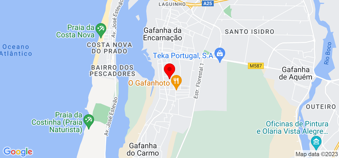 Fábio Martins - Aveiro - Ílhavo - Mapa