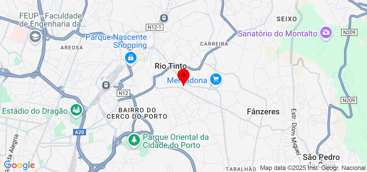 Arivonaldo oliveira de Almeida - Porto - Gondomar - Map