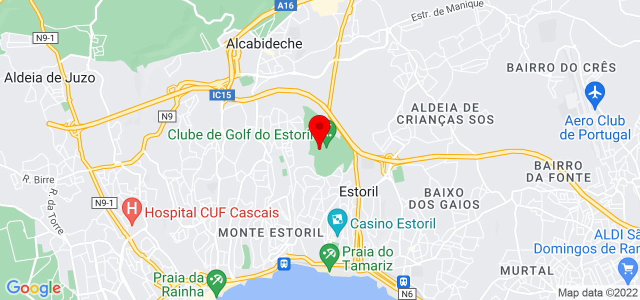 &Iacute;talo Lopes - Lisboa - Cascais - Mapa