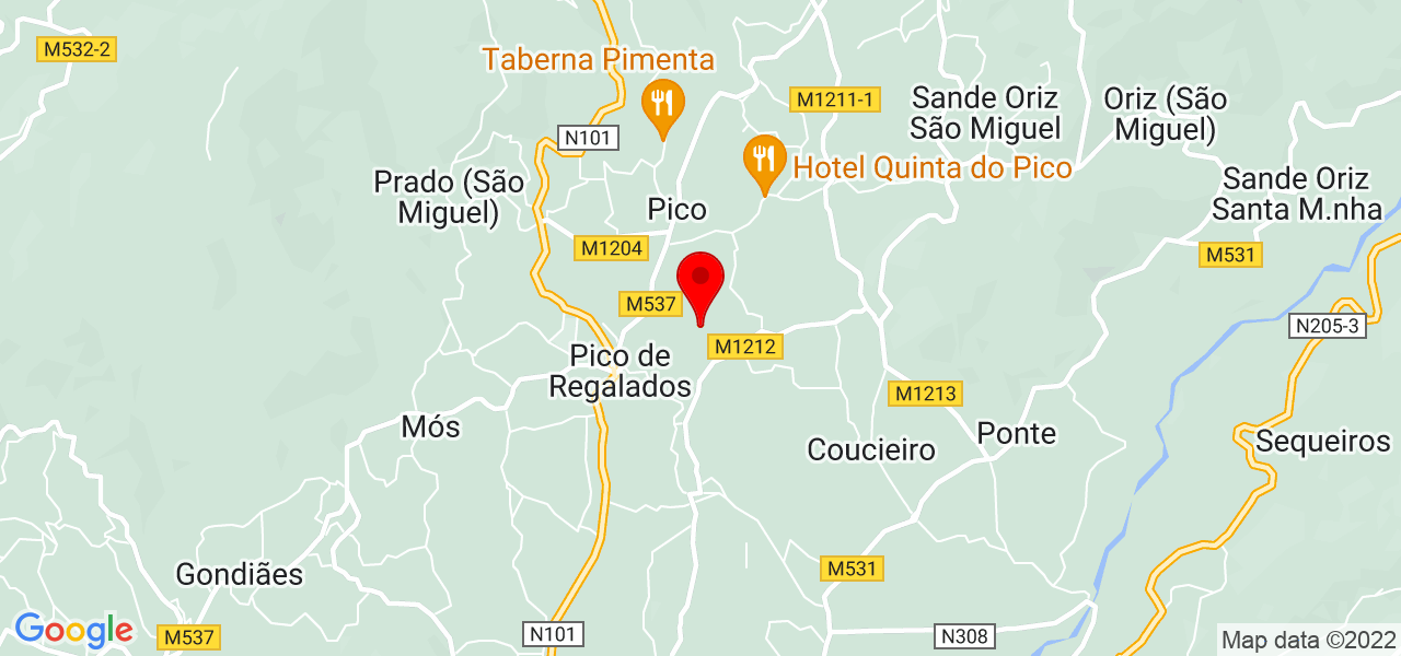 Ricardo Faria - Braga - Vila Verde - Mapa