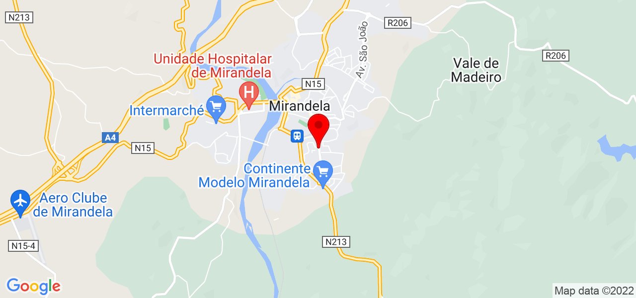 Orlando Lago - Bragança - Mirandela - Mapa