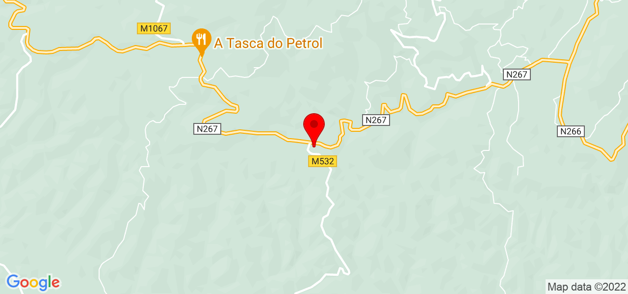 Tha&iacute;s - Faro - Monchique - Mapa