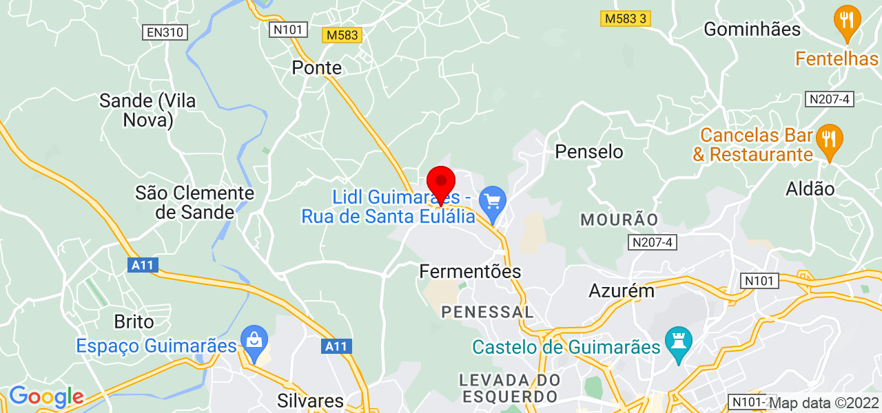 FarAway Studio - Braga - Guimarães - Mapa