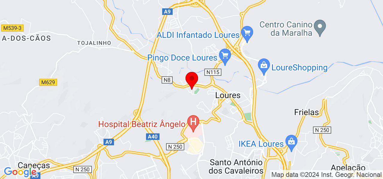 Jr Repara&ccedil;&otilde;es - Lisboa - Loures - Mapa