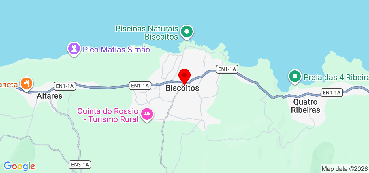 Memórias em imagem - Açores - Praia da Vitória - Map