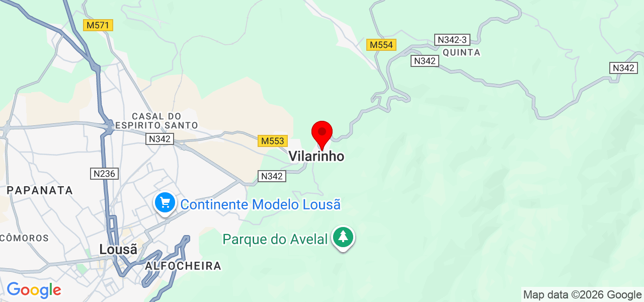 Ana Ajuda Casa Tudo - Coimbra - Lousã - Mapa