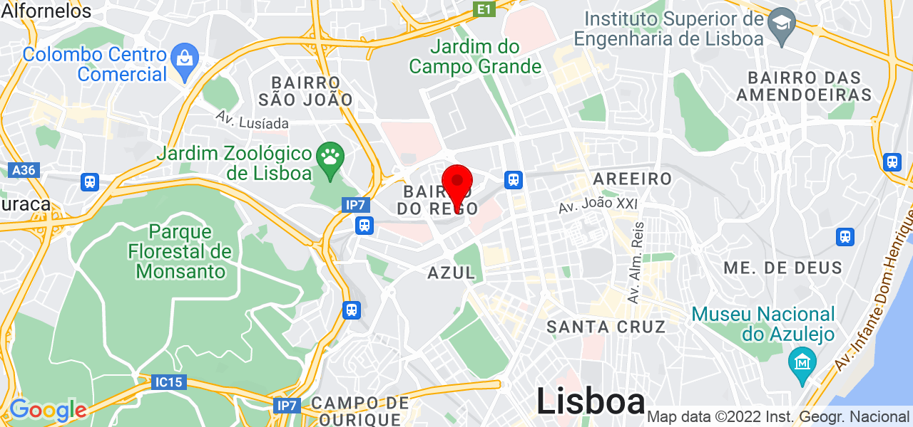Javiera Castro Garrido - Lisboa - Lisboa - Map