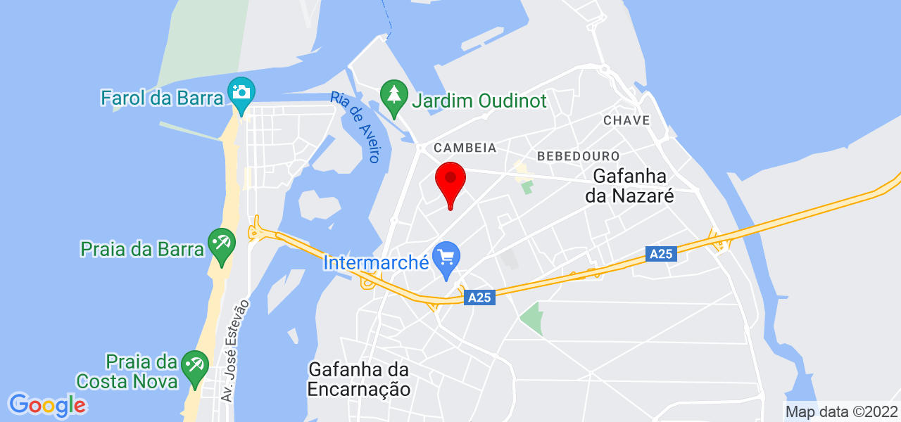 NaturaMed - Ana Barbosa - Aveiro - Ílhavo - Mapa