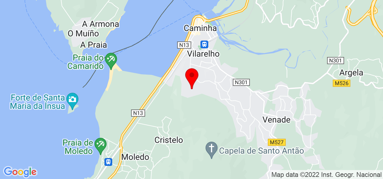 Filipe Ferreira - Viana do Castelo - Caminha - Mapa