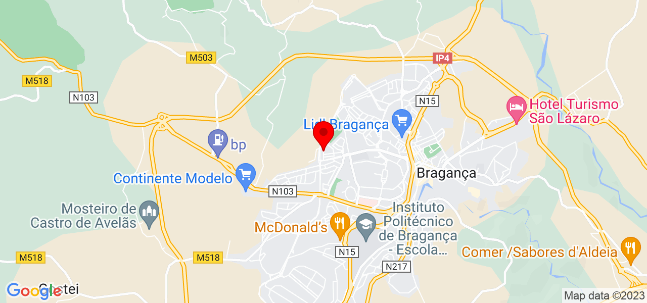 Agueda Pontes - Bragança - Bragança - Mapa