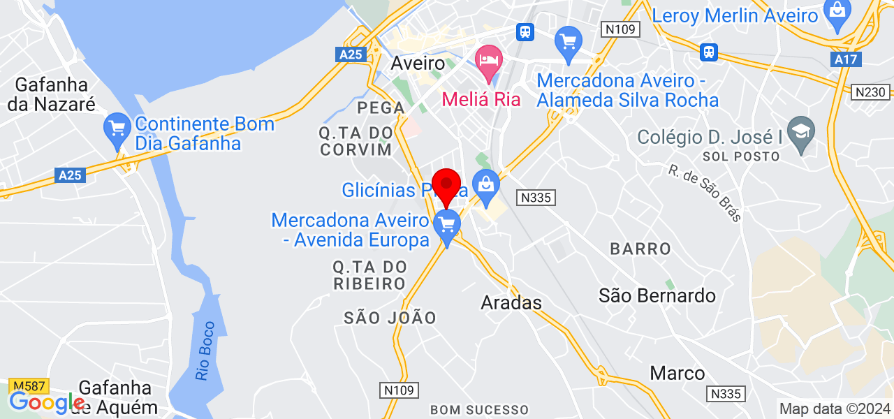 Filipa Trindade - Aveiro - Aveiro - Mapa