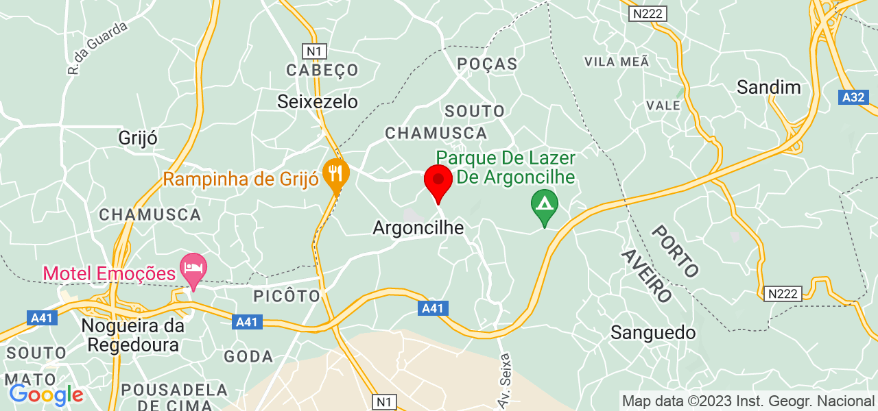 Di&acirc;metro priorit&aacute;rio constru&ccedil;&otilde;es unipessoal lda - Aveiro - Santa Maria da Feira - Mapa