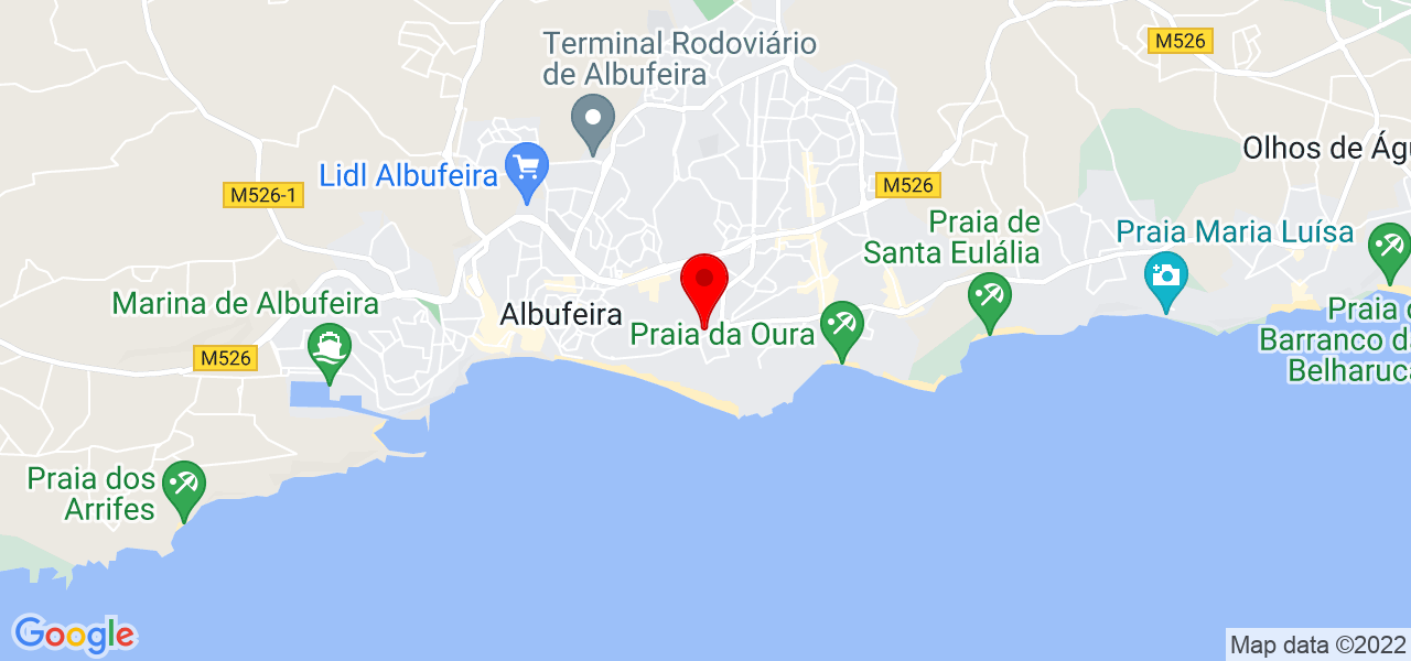 Hélder Leal - Faro - Albufeira - Mapa