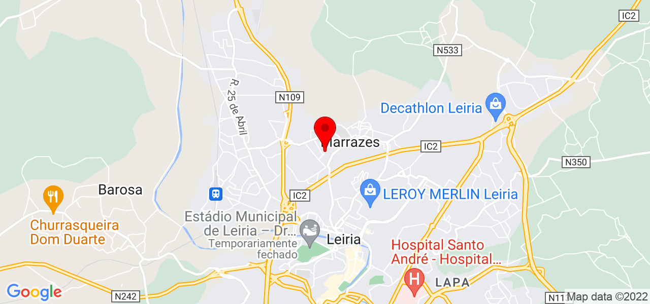 Nelson Duarte Silva - Leiria - Leiria - Mapa