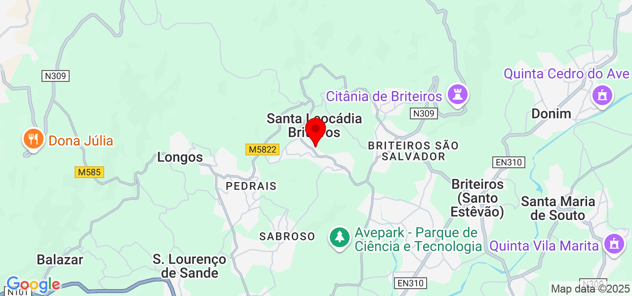Tornearia Marques - Braga - Guimarães - Map