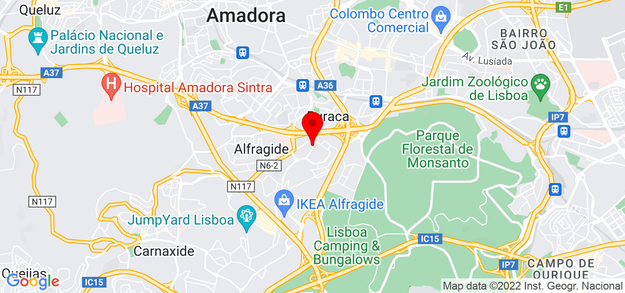 SPBH, Lda - Lisboa - Amadora - Mapa
