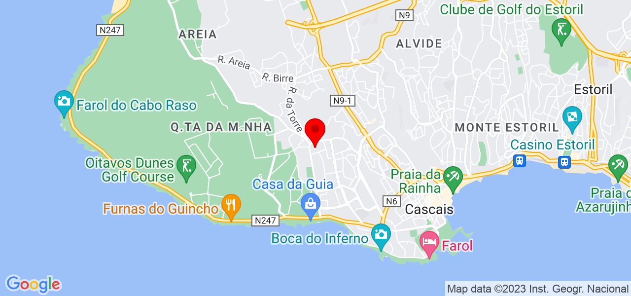 Carolina Bianchi - Lisboa - Cascais - Mapa