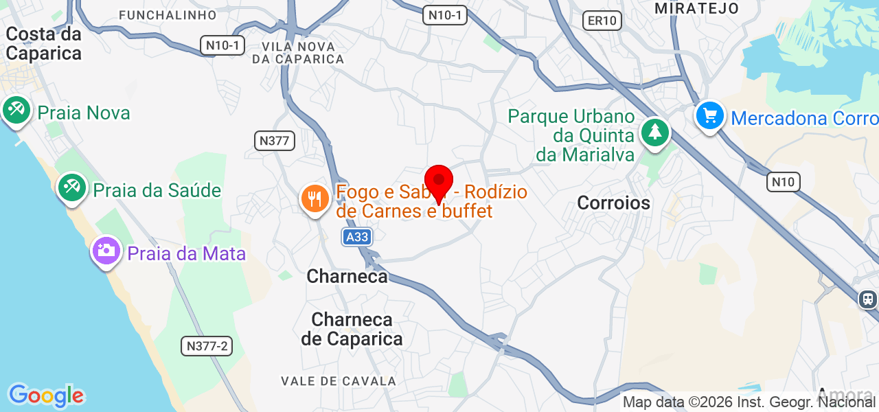 Vitor Jesus - Setúbal - Almada - Karte